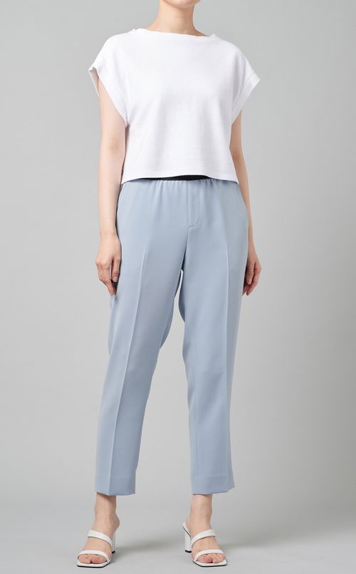 テーパードスリムイージーパンツ