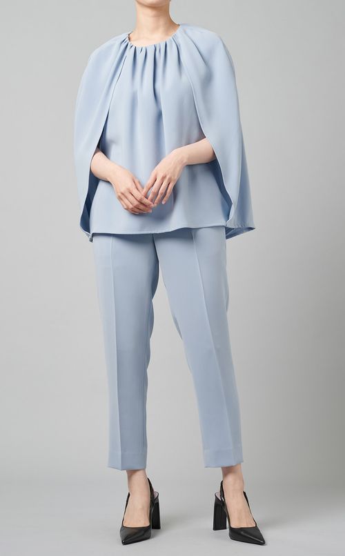 テーパードスリムイージーパンツ