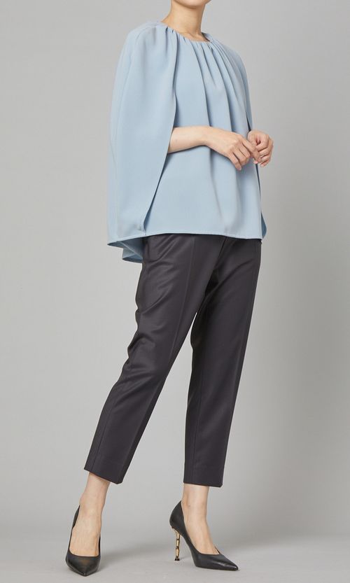 ギャザーケーププルオーバー