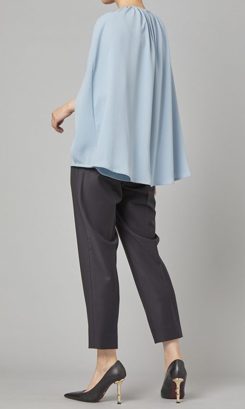 ギャザーケーププルオーバー