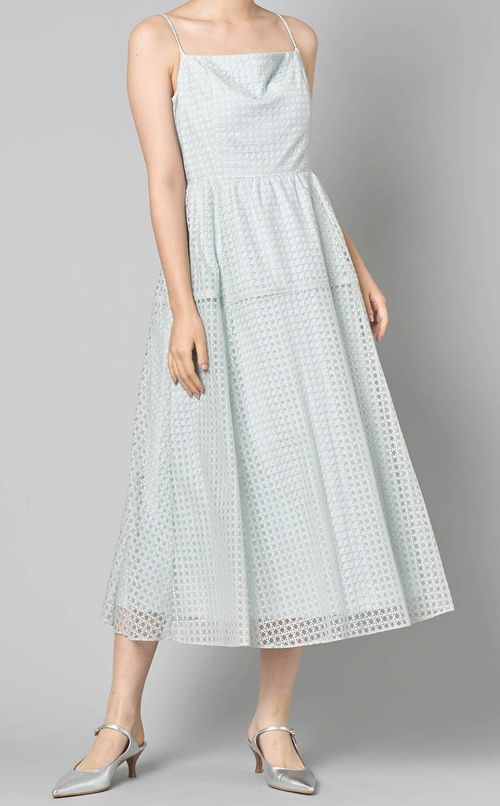 チュールレースキャミソールドレス