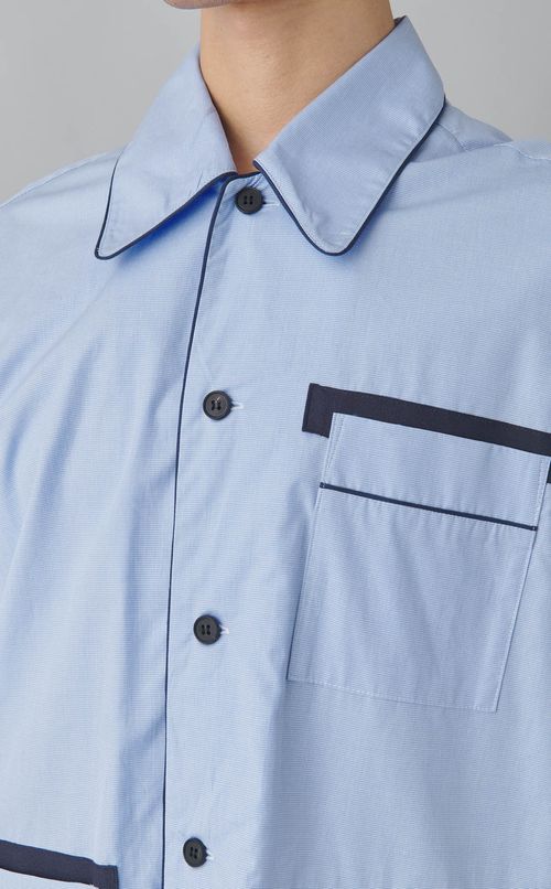 パイピングシャツジャケット