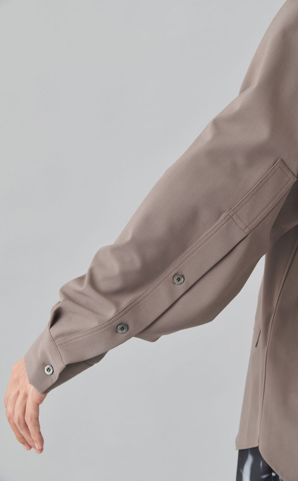 ポプリン4ポケットシャツ