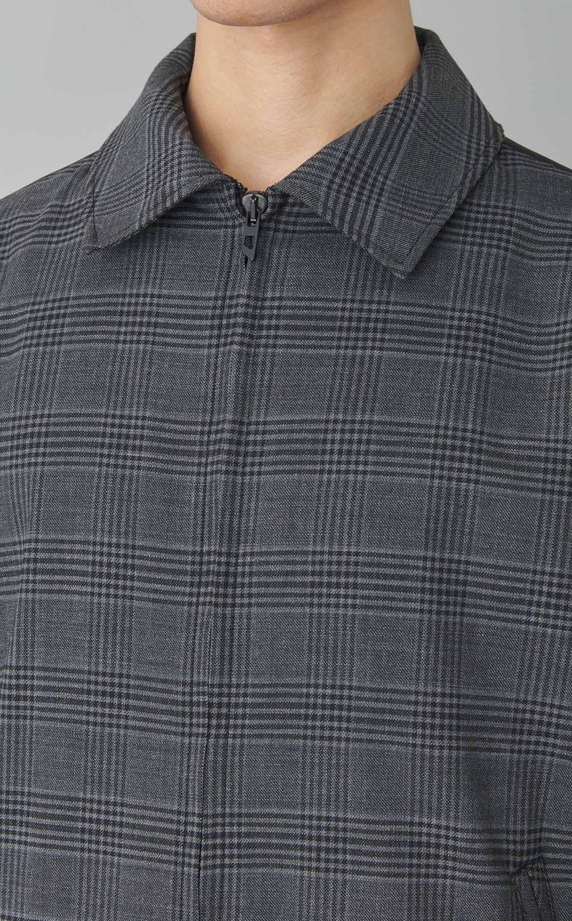 DIESEL｜グレンチェックブルゾン