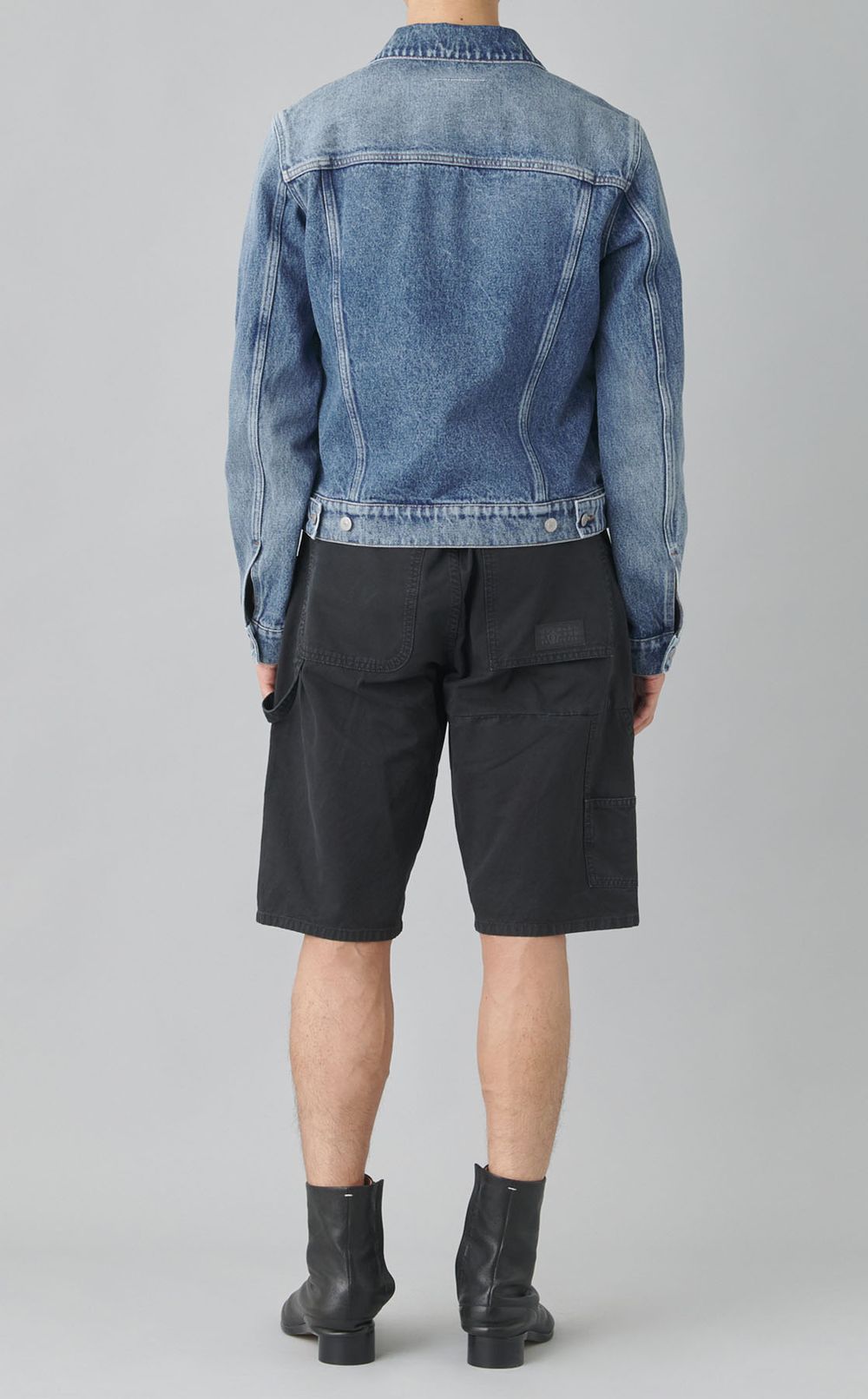 ジップアップデニムブルゾン