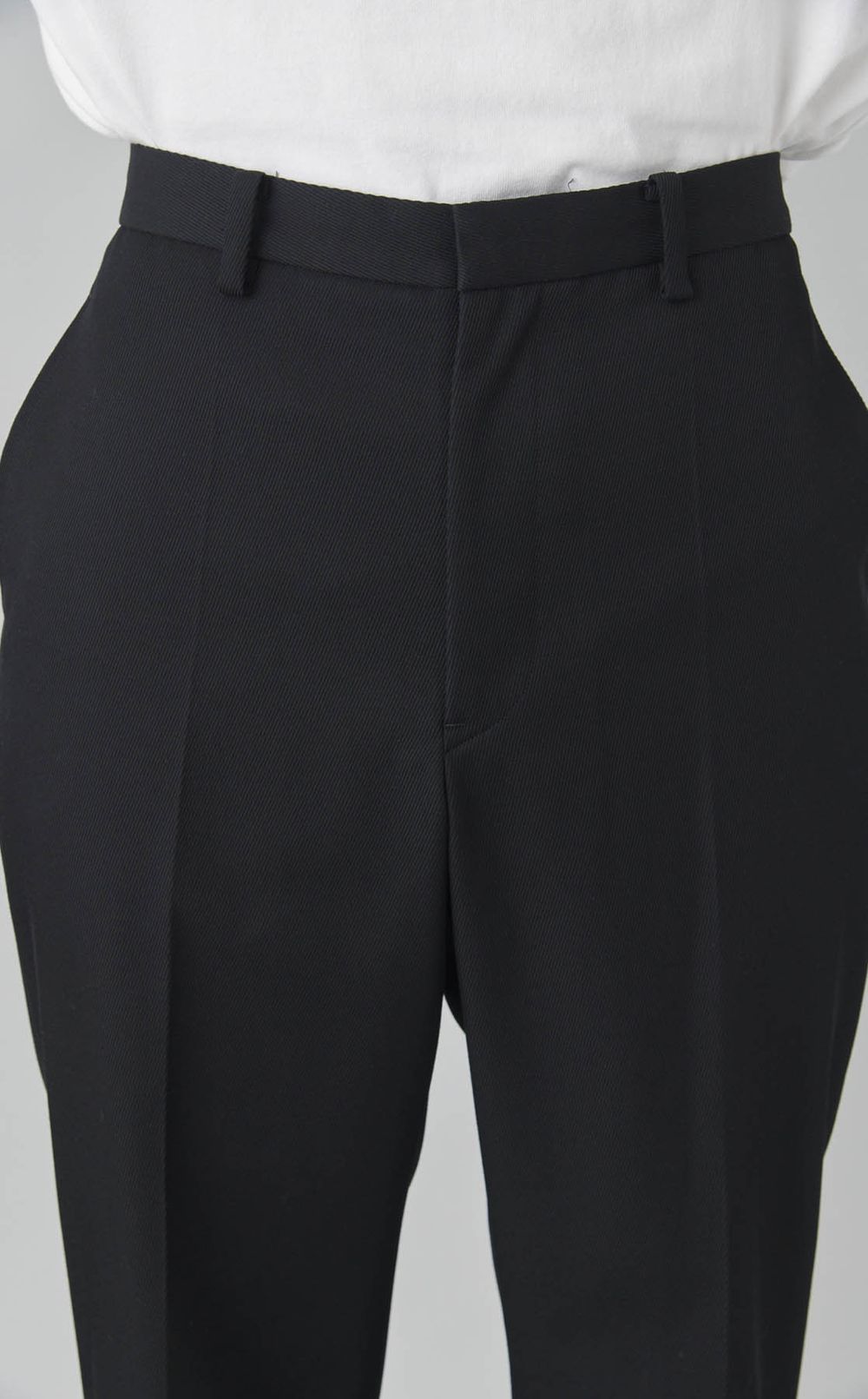 ウールカルゼジップトラウザー