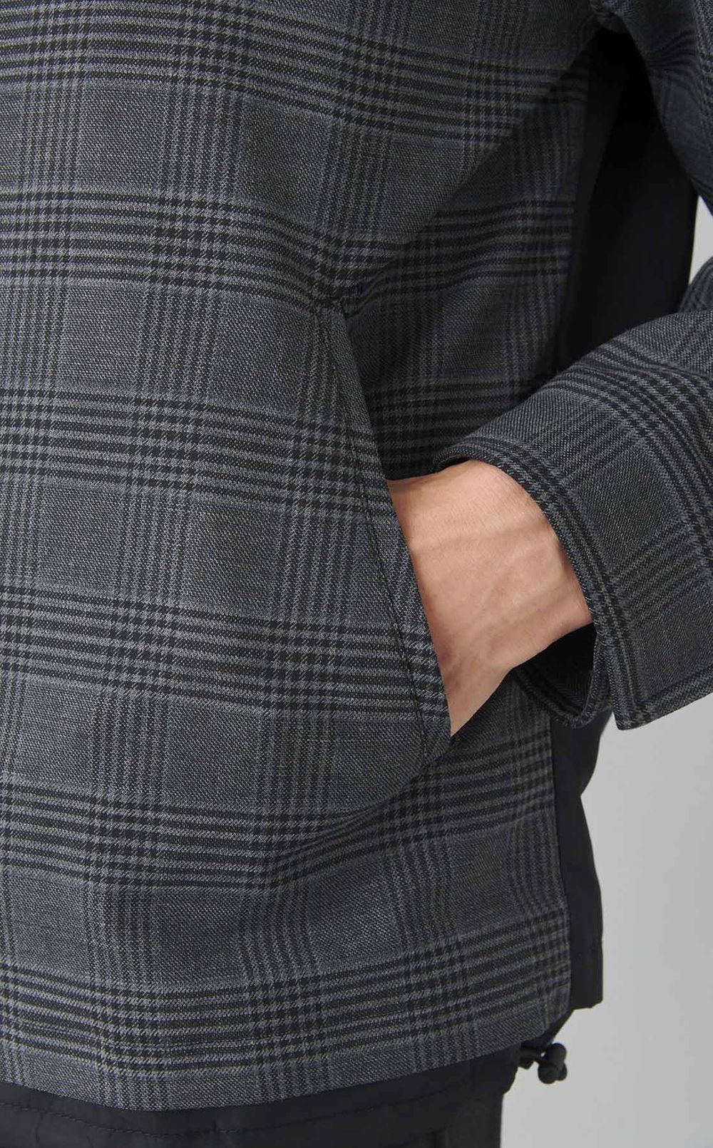 グレンチェックブルゾン