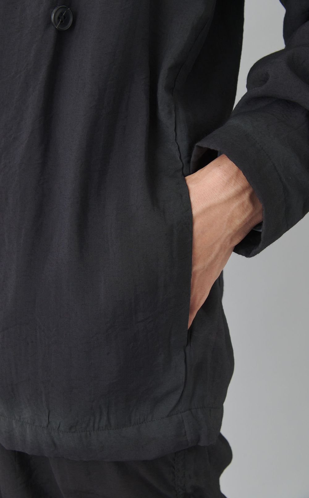 リンクルビスコースナイロンジャケット