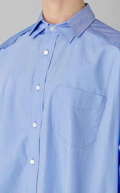 ツートーンビッグハートシャツ