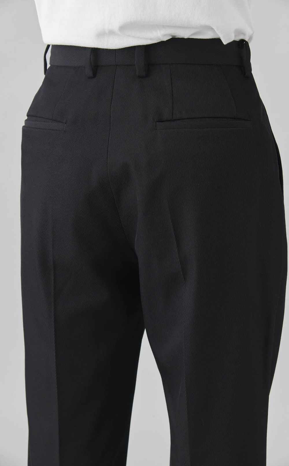 ウールカルゼジップトラウザー