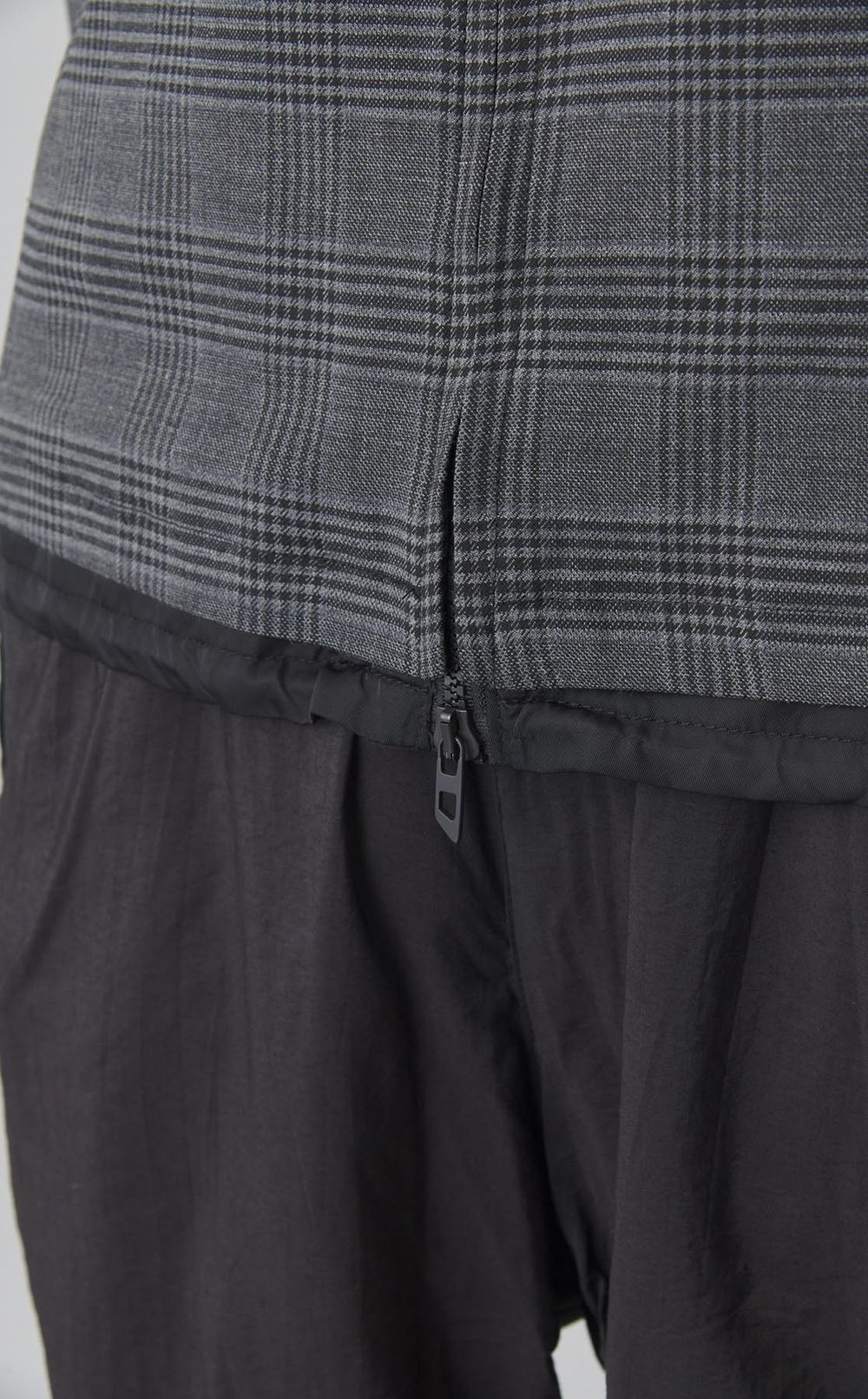 グレンチェックブルゾン