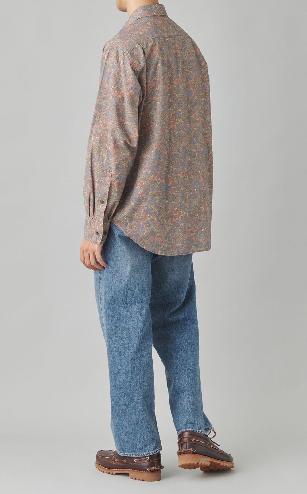 ペイズリーオフィサーシャツ