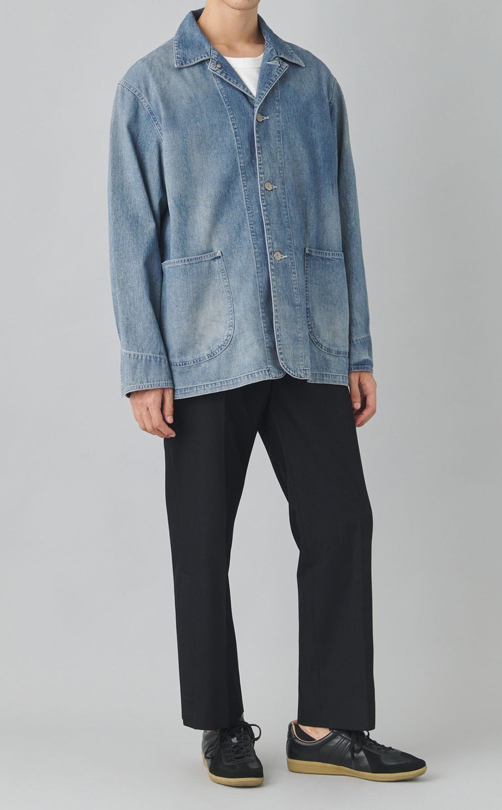 ウールカルゼジップトラウザー