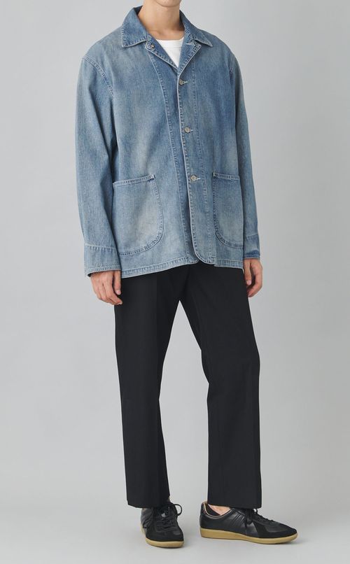 ウールカルゼジップトラウザー