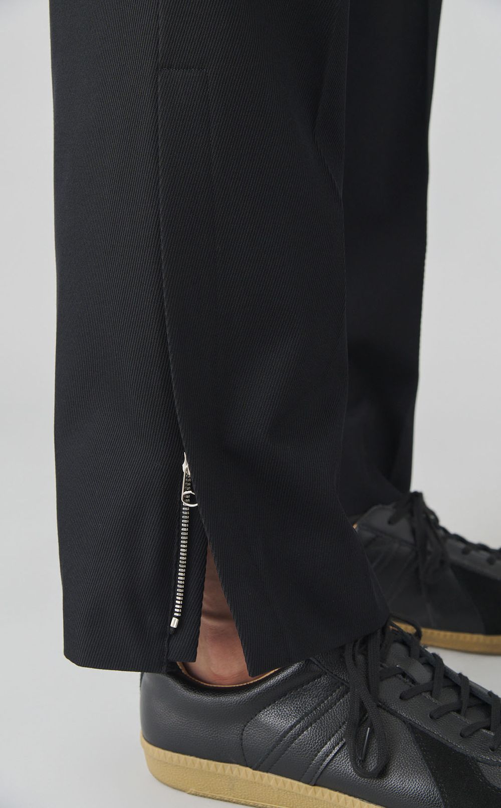 ウールカルゼジップトラウザー