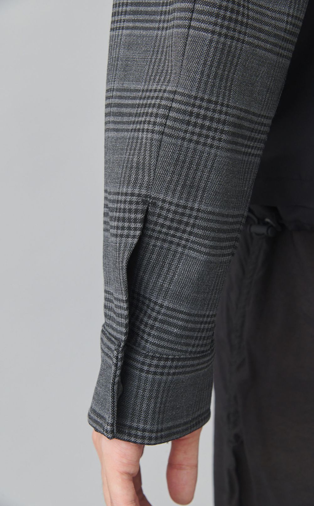 グレンチェックブルゾン