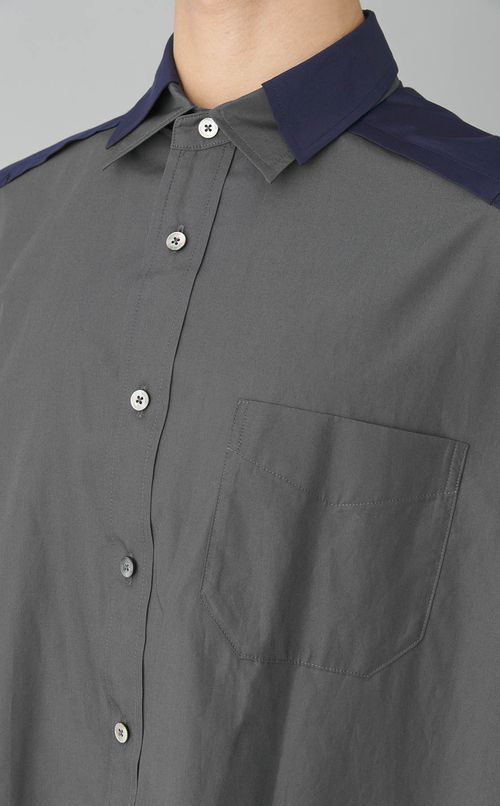 ツートーンビッグハートシャツ