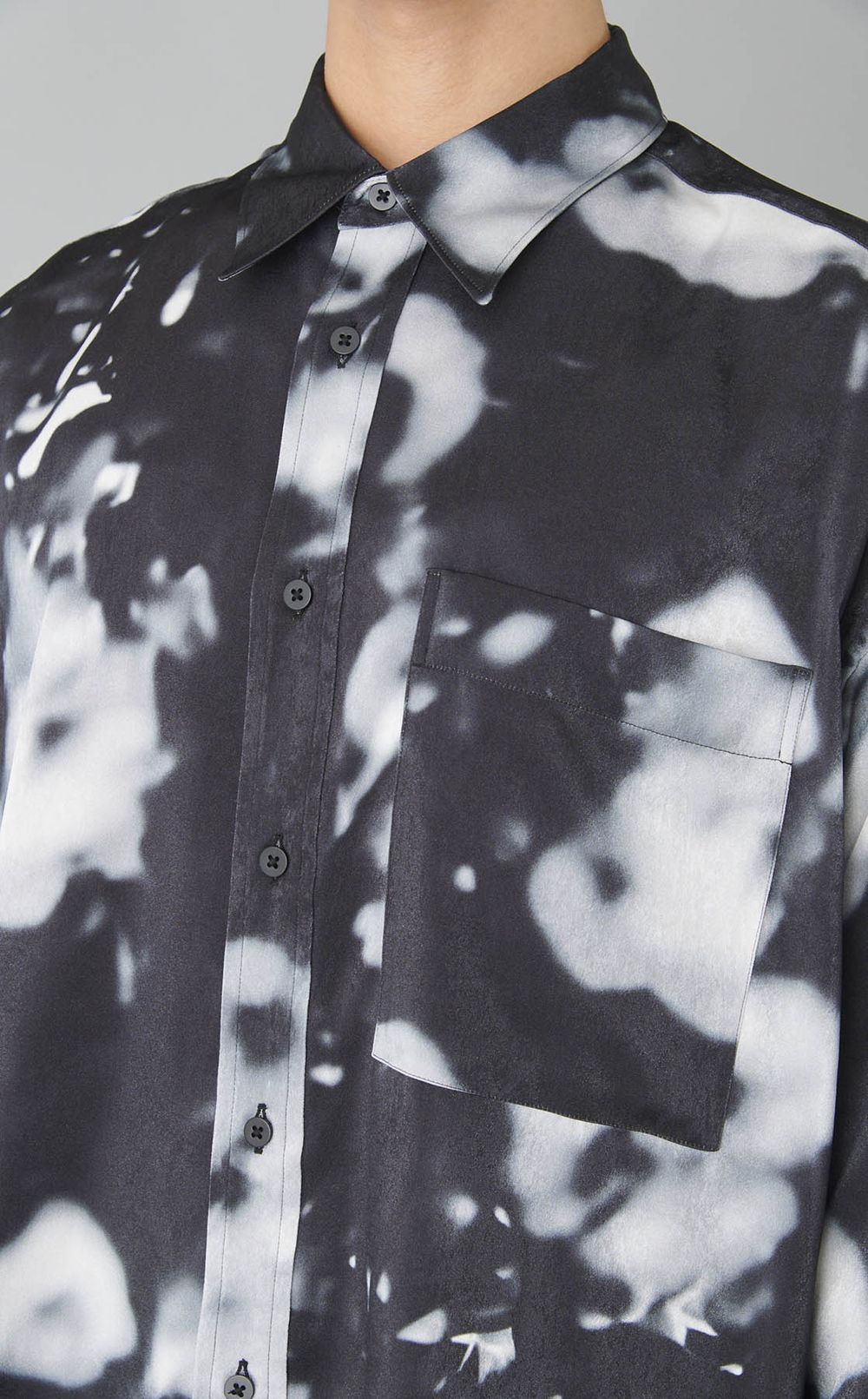 ボカシプリントオーバーシャツ