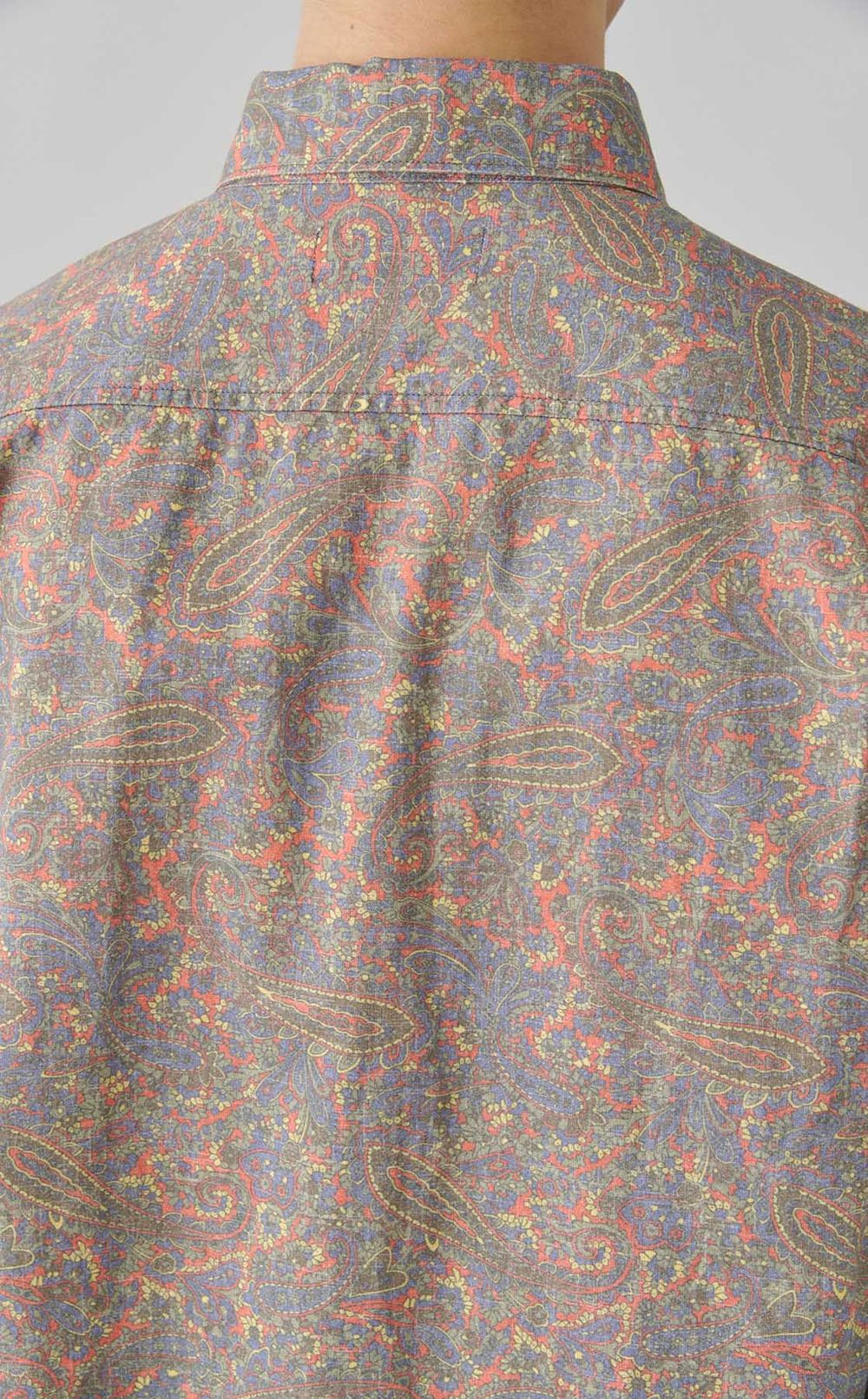 ペイズリーオフィサーシャツ