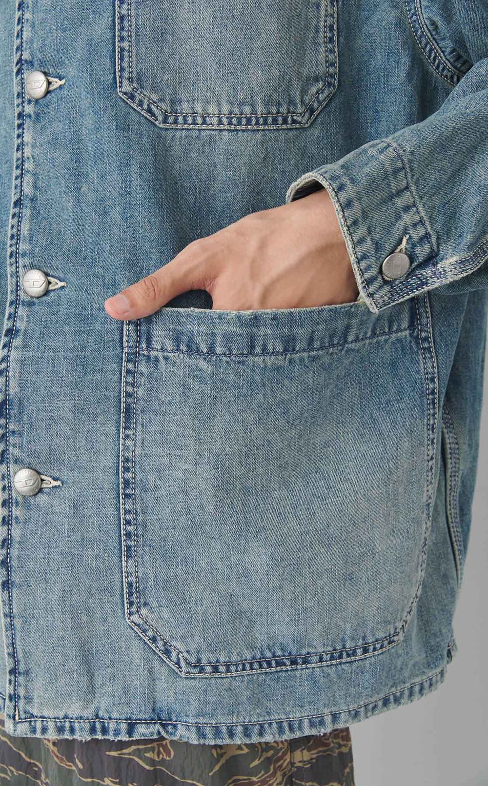 デニムカバーオール