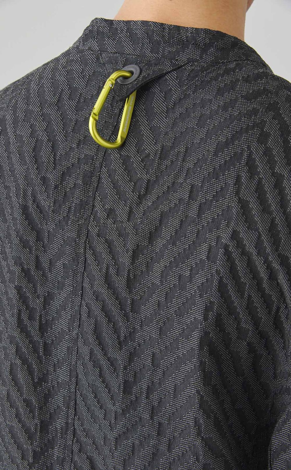 ジャカードノーカラージャケット