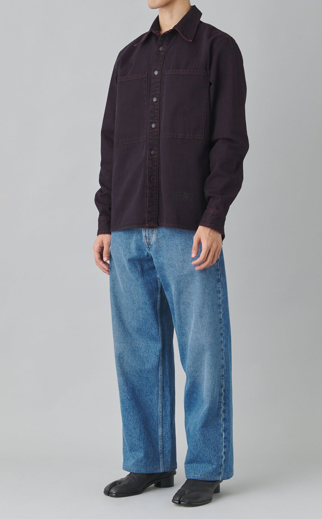 MM6 23aw 5ポケット ワイドデニムパンツ MM6 Maison Margiela｜5ポケットワイドデニム