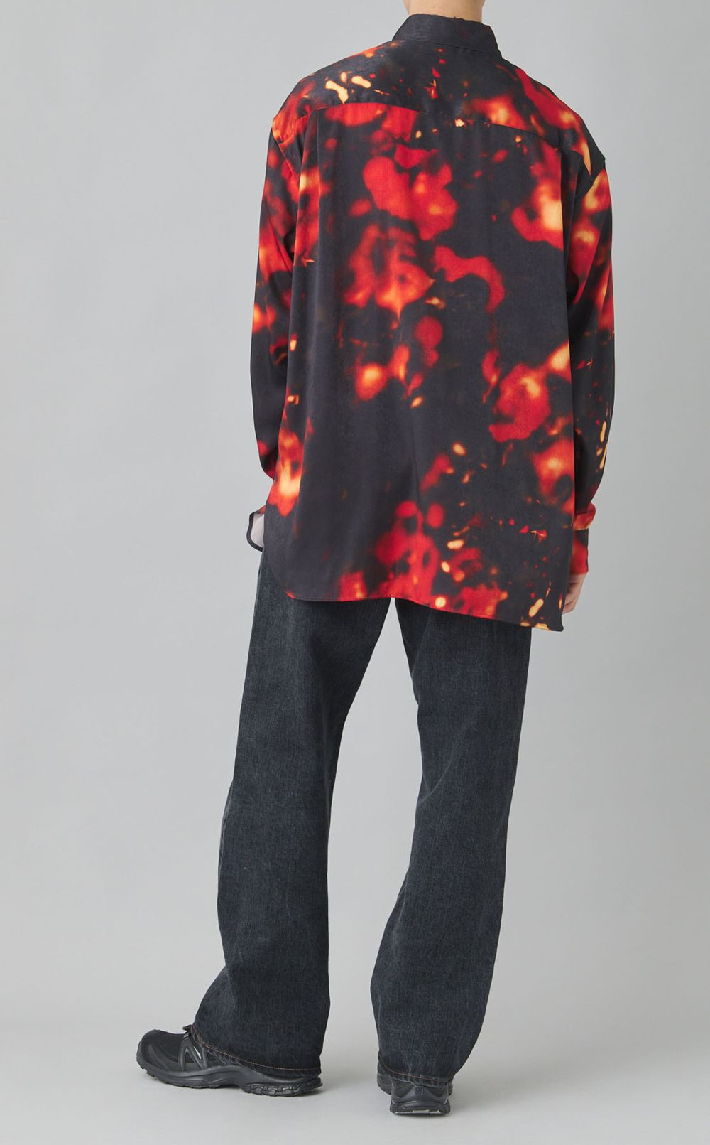 ボカシプリントオーバーシャツ