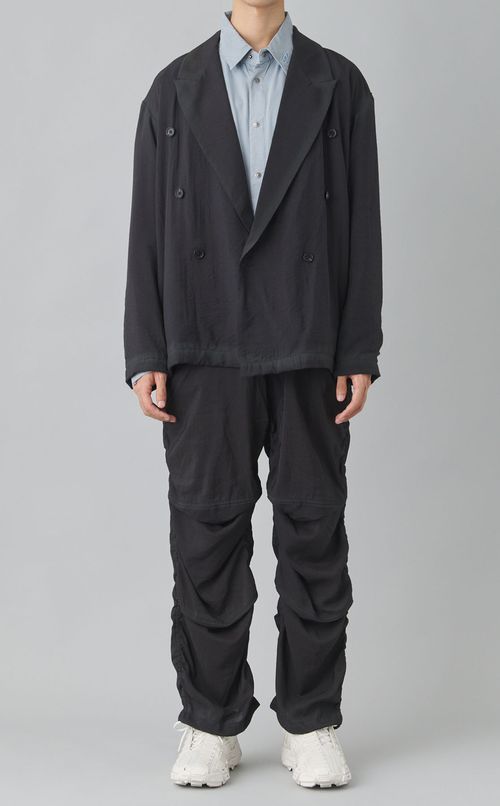 リンクルビスコースナイロンジャケット