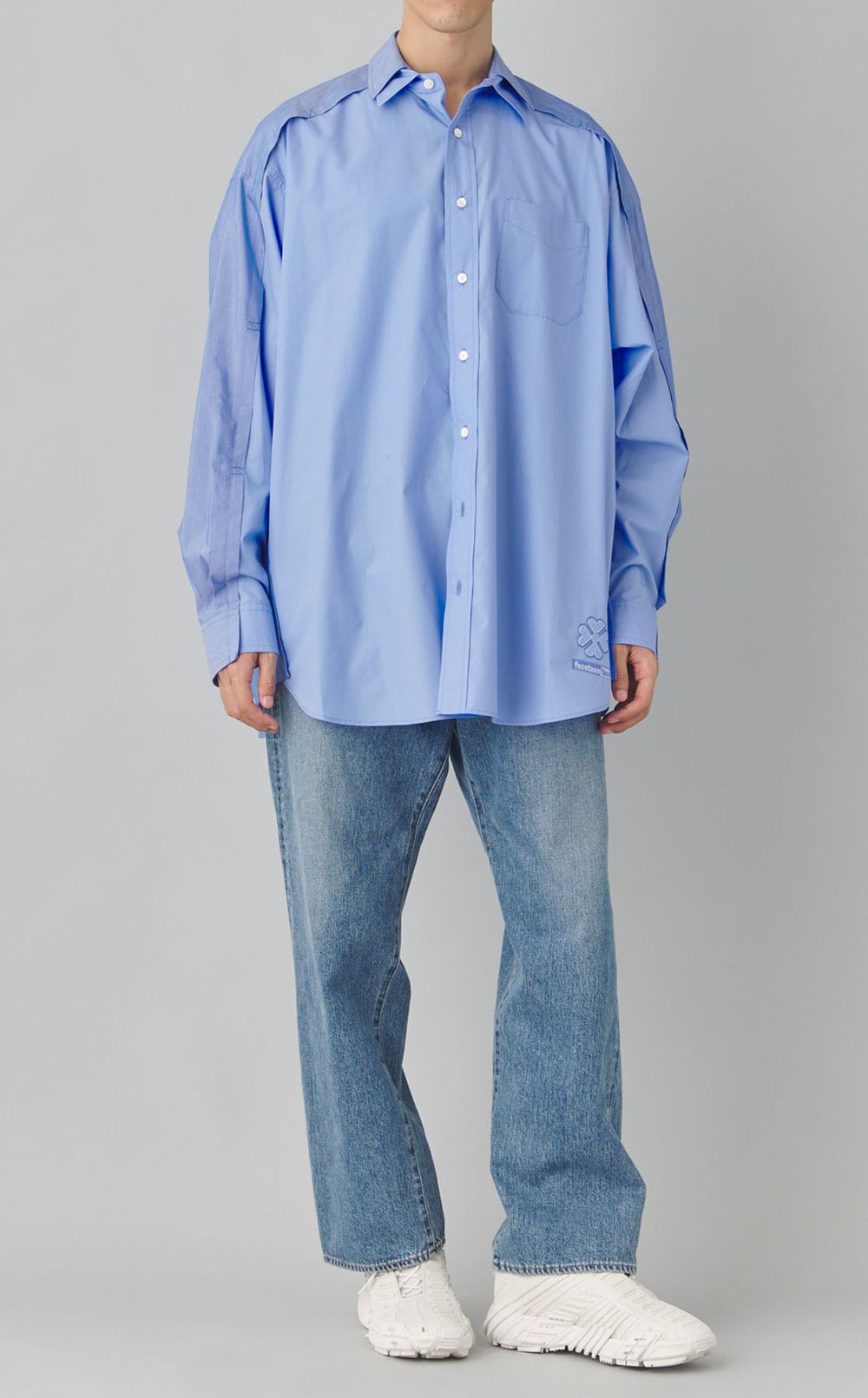 ウォッシュドデニム5ポケットパンツ