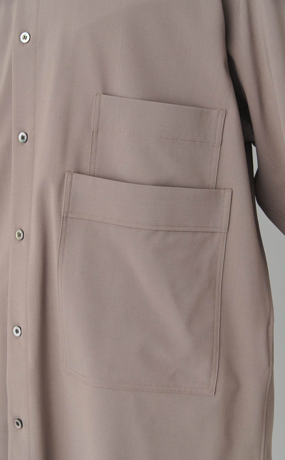 ポプリン4ポケットシャツ