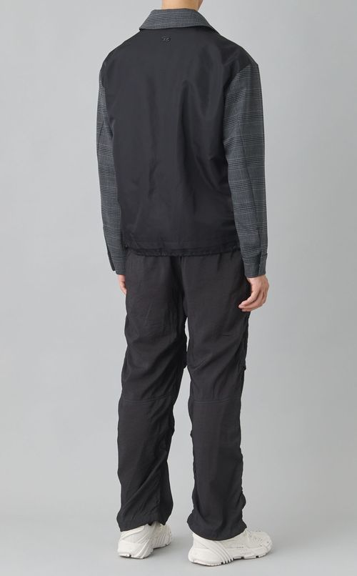 グレンチェックブルゾン