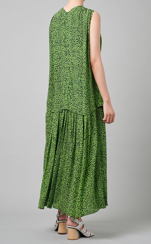 レオパード柄ロングワンピース