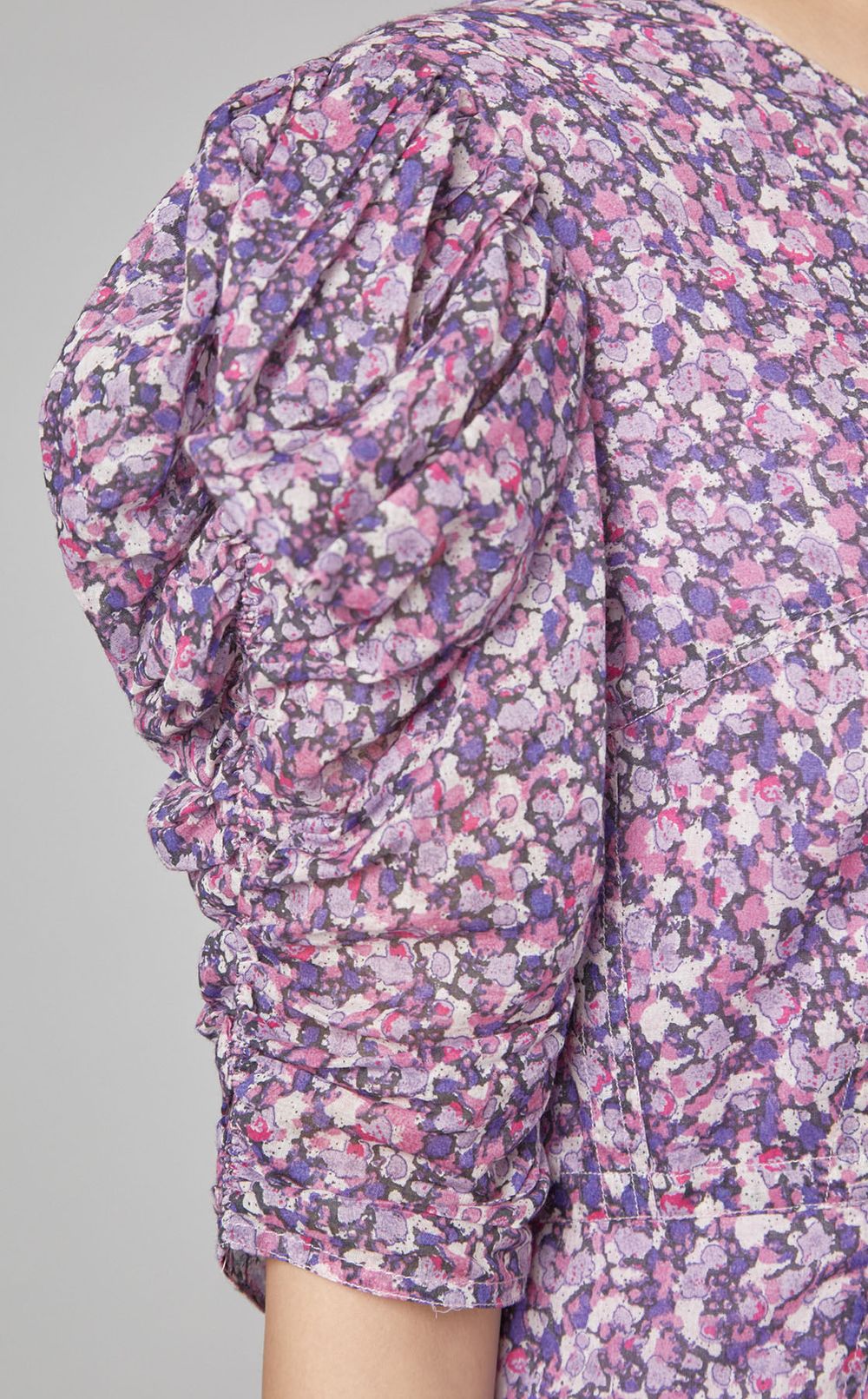 *Marant Etoile* プリントボヘミアンワンピース ISABEL MARANT ÉTOILE|バックオープンプリントワンピース