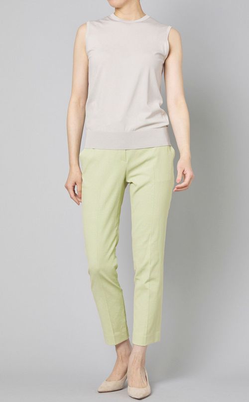 センタープレステーパードパンツ