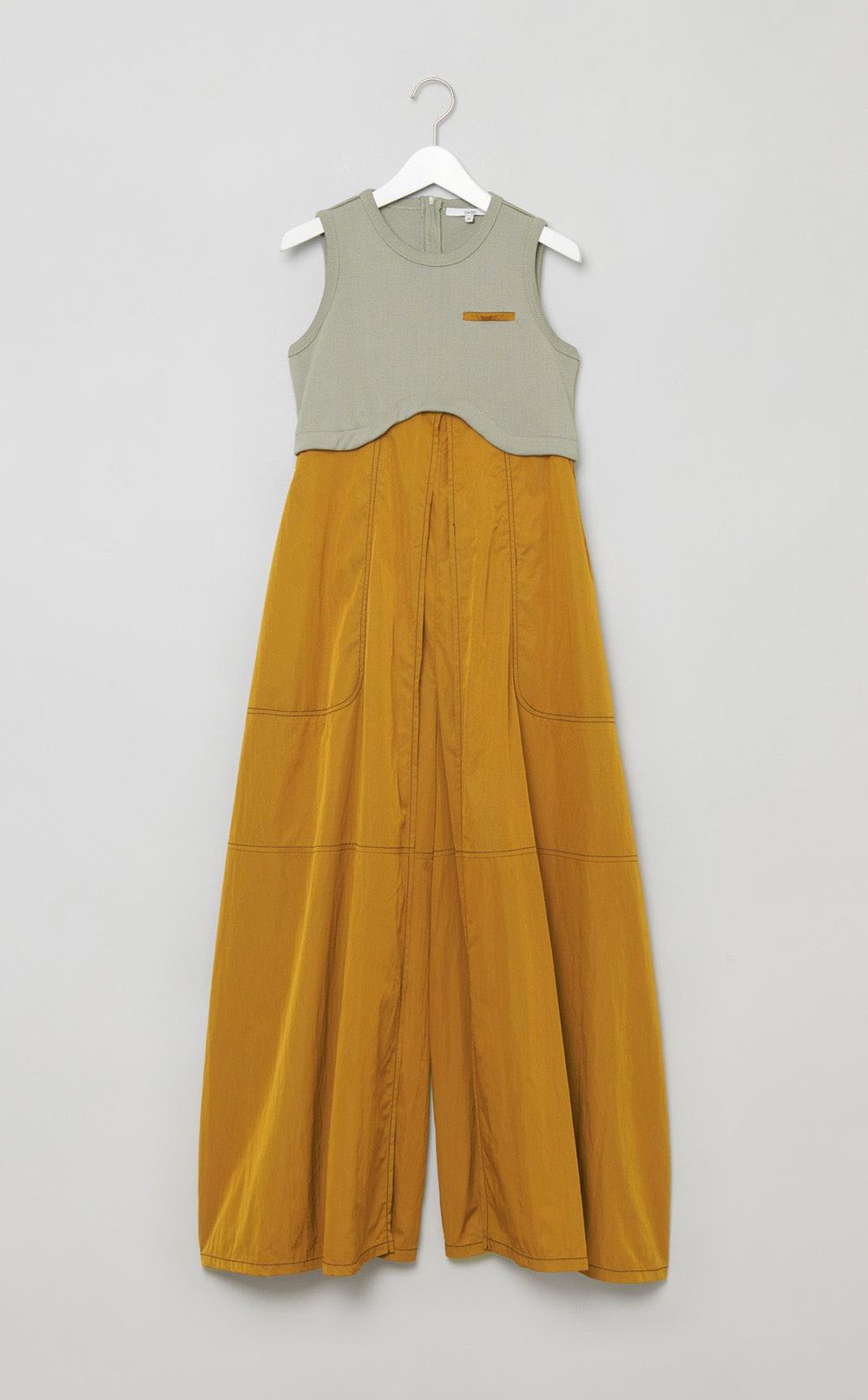 異素材コンビオールインワン