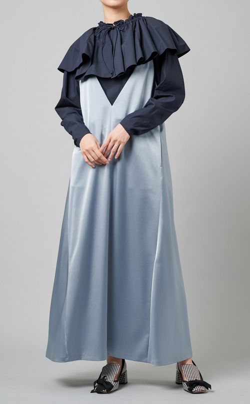 サテンキャミソールワンピース