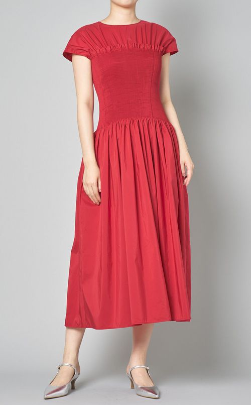 エンブロイダリーコンビワンピース