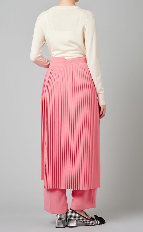 プリーツレイヤードボトム