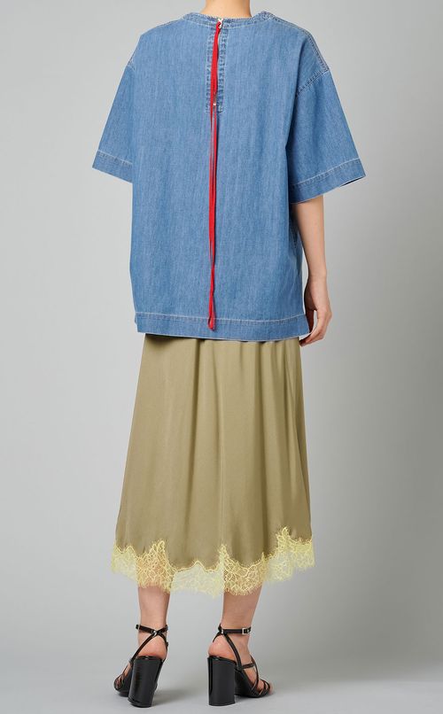 コットンシャンブレープルオーバー