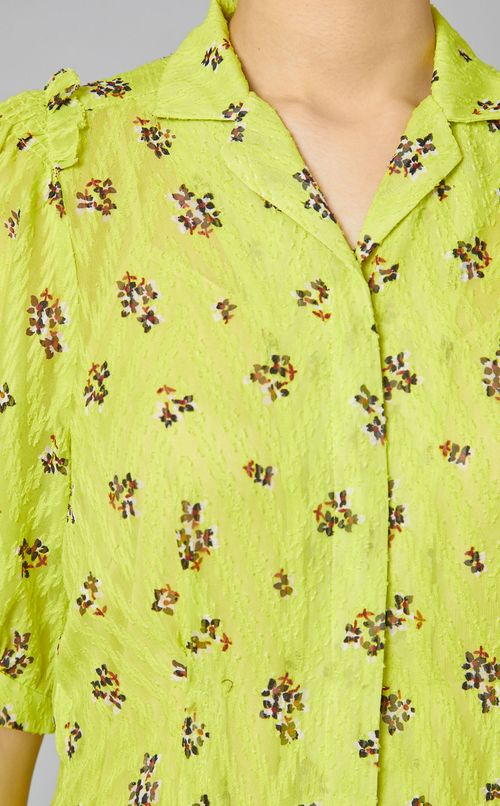 フラワープリントロングワンピース