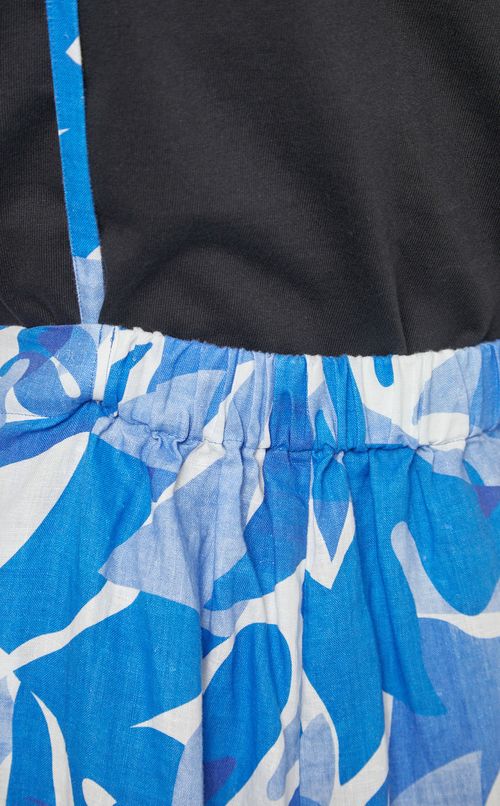 プリントサロペット