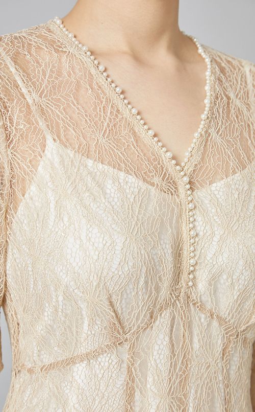 パールレースワンピース