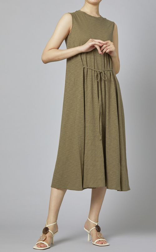 コットンイージーワンピース