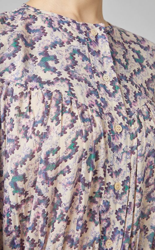 マルチプリントフレアワンピース