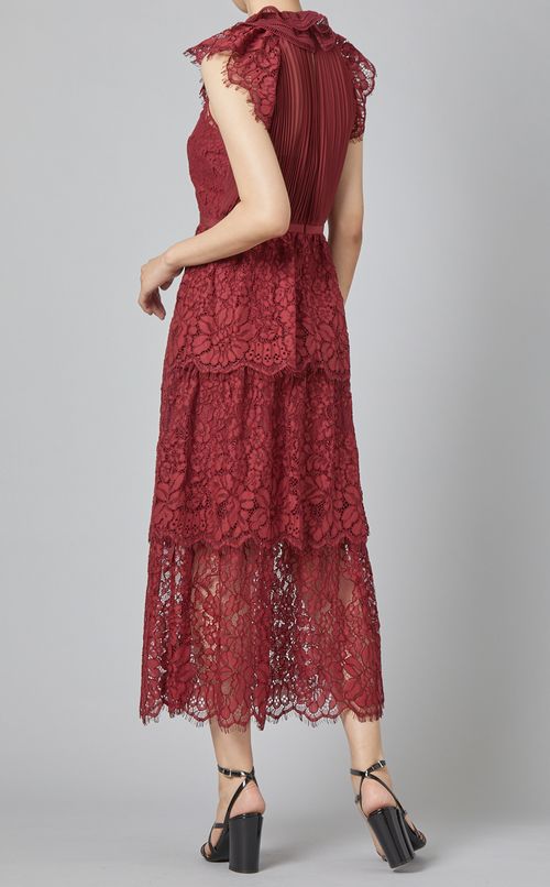 レースノースリーブワンピース