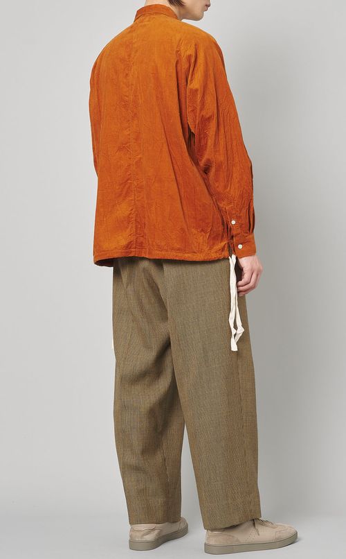 コーデュロイクリンクルコーチシャツ