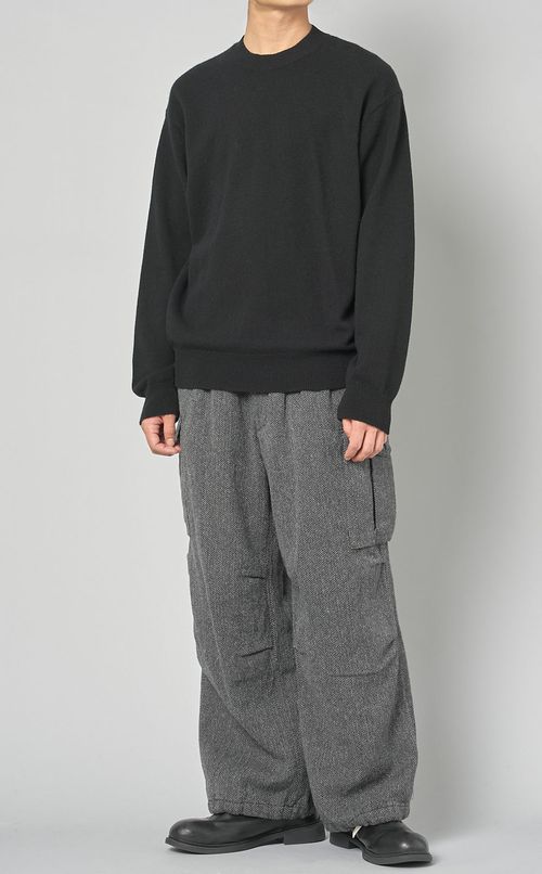 ヘリンボーンビッグカーゴパンツ