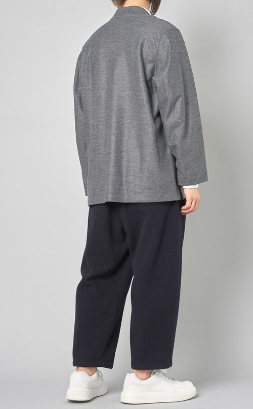 ウールワンタックワークパンツ