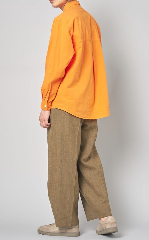 ガーメントダイロングスリーブシャツ