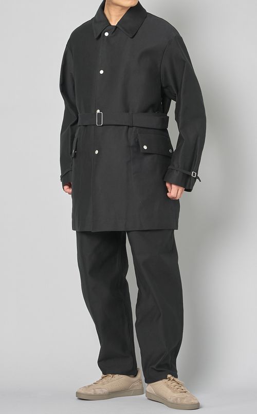 ヘビーモールスキンモーターサイクルコート